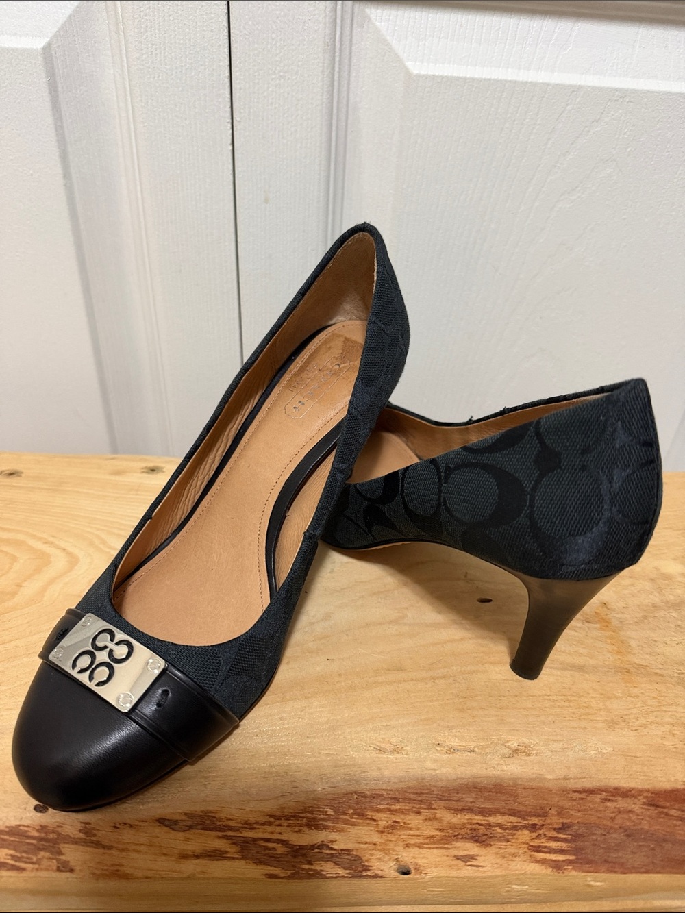 Coach Whitney Signature Jacquard Pump